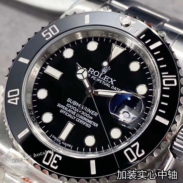 劳力士N厂手表 Rolex水鬼N厂 Rolex专柜复刻版男士腕表 gjs2144